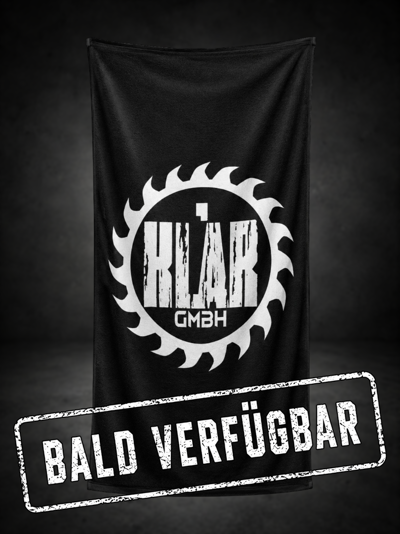 KOMMAKLAR® - LOGO MONOCHROME HANDTUCH (2026)