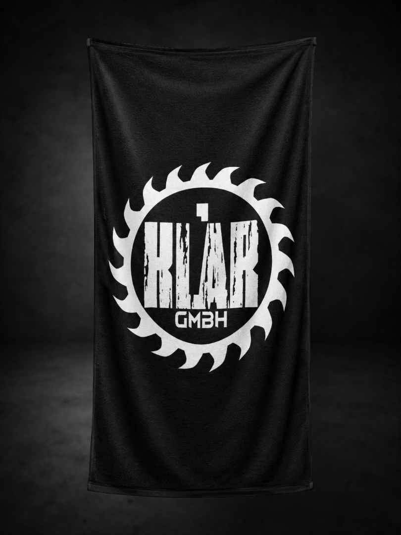 KOMMAKLAR® - LOGO MONOCHROME HANDTUCH (2026)