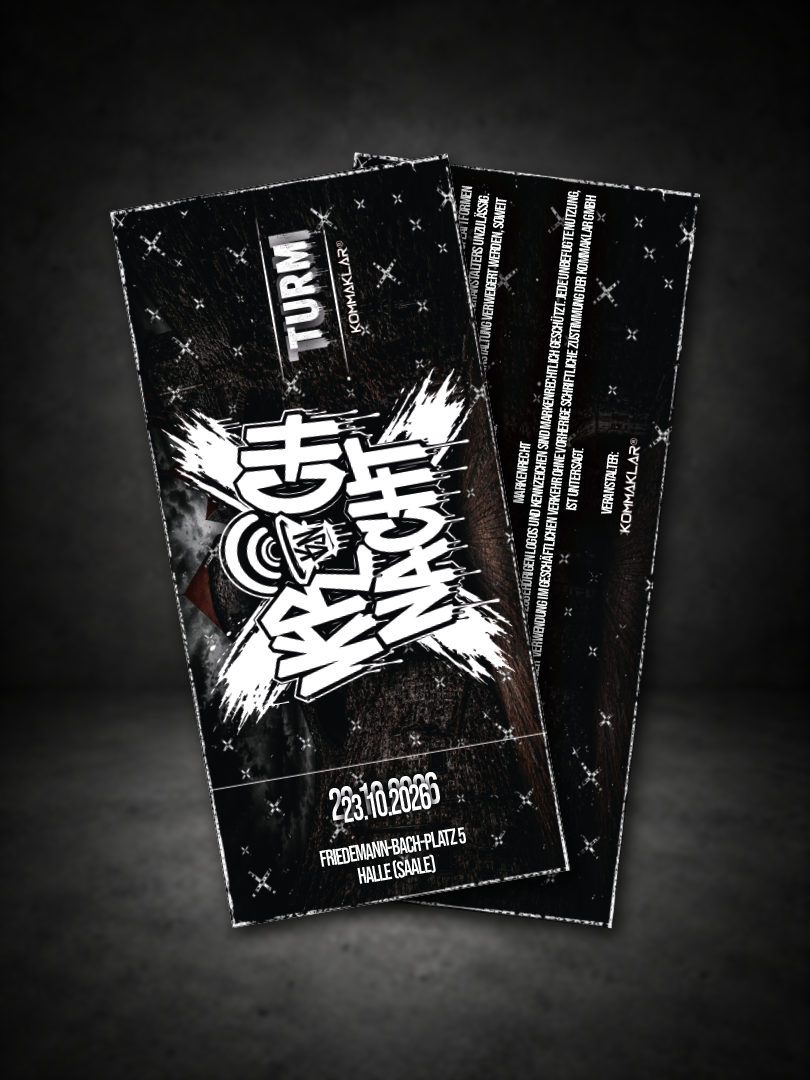 KOMMAKLAR® - KRACHNACHT VOL. X FAST LANE HARDTICKET (2026)