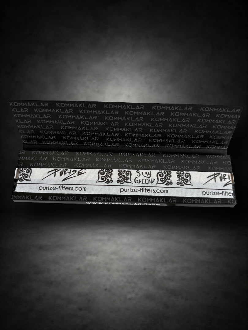 KOMMAKLAR® x PURIZE® – KING SIZE SLIM PAPES | MONOCHROME (2026)